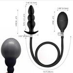 Inflatable Butt Plug Anal Beads Adult Toys For Women, Silicone Expand Anal Plug Anal Toys With Quick Release Valve, Anal Dildo Sex Machine For Adult Sex Toys & Games, Anal Sex Toys For Women Men