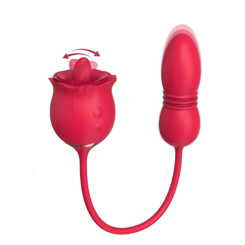 Female Electric Vibration Toy, Vibration Tongue Licking Female Sexual Stimulator, With Nine Vibration Modes, G-Spot Vibrator, Female Adult Sex Toy