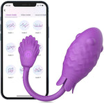 App Remote Control G Spot Vibrator With Rotating Massage Beads, Long Distance 9 Vibrating Modes Couple Vibrators Rechargerable Waterproof Female Sex Toys For Women And Couple
