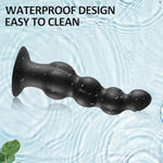 8'' Silicone Anal Dildo With 4 Knotty, Soft Anal Plug With Powerful Suction Cups, Knot Dildo For Hands-Free Use, For Female G-Spot Stimulator And Male Prostate Massager