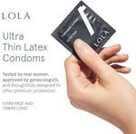 LOLA Large Ultra Thin Latex Condoms