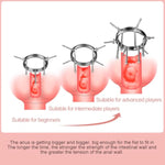 Adjustable Anal Plug Expander Hollow Tunnel Butt Plug Vaginal Anal Stretcher Stainless Steel Anal Sex Toys For Men Women