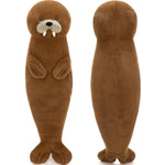 Giant Walrus Plush Pillow 39.3", Soft Stuffed Animal Body Pillow Kawaii Hugging Plush Toy For Kids, Teens & Adults, Cute Sea Animal Gift For Sleeping, Cuddling & Home Decor