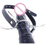 Silver Spider Gag Mouth Sex Spider Open Mouth Gag O-Ring Mouth Plug 4Cm Adjustable Strap Deep Throat Bdsm Bondage Open Mouth Sex Toy