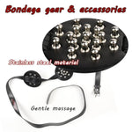 Bdsm Sexy Breast Bra Nipple Clamps Spiked Breast Binder,Nipple Clip Metal Rivets Binding Bondage,Adjustment Sm Nipple Stimulation Chest Massage Spikes