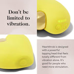 goop Wellness Heartthrob Vibrator | Clitoral Stimulator & Massager | 2 Motors with 3 Speeds and 7 Vibrating Patterns Each | Rechargeable & Water Resistant | Phthalate, Latex, & BPA Free