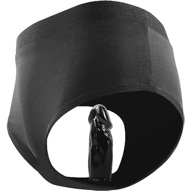 Sm Wearable Silicone Dildo Wearable Stretch Pants Chastity Pants Anal Plug Fun Role Play Sex Toy