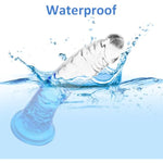 9.84 Inch Big Dildos With Suction Cup Adult Sex Toys, Flexible Crystal Butt Plugs With Curved Shaft For Women Men Anal,G Spot