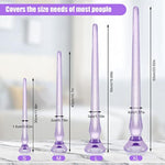 Super Long Anal Plug Dildo, Ultra Soft Vaginal Massage Prostate Stimulation Adult Sex Toys For Women Men, 23.6 Inches (Purple, Xl)