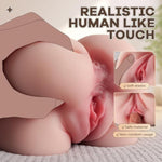 Sex Doll Male Masturbator For Men Flesh Pocket Pussies Light Pleasure Sex Toys For Men,4.18 Lb Realistic Entry-Level Ass,2 In 1 Lifelike Butt With Vagina And Anal Channel