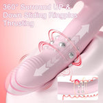 Thrusting & Suction Vibrator for Women,Clitoral G Spot Nipple Stimulation with 10 Thrust & 10 Vibrating Modes and 10 Suction Adult Sex Toys for Solo and Couples Anal Play
