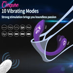 Remote Control Wareable Product For Adult,Sex Toys Wearable Vibrator 2 In 1 Dildo Clitoris And Anal Plug,10 Vibration Rates 2 Motors Panty Vibe