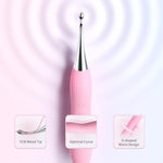 Pink-Necked Swan Female Vibrator Couple Sex Toys 10 Pleasure Modes Vibrating Stimulator With Two Vibration Heads Ultra-Long Life Waterproof Dildo Vibrator