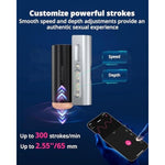 Solace Pro Automatic Male Masturbator,App Remote Control Thrusting Blowjob Machine With Immersive Ai/Vr Experience Adjustable Male Stroker Sex Toys For Men Pleasure