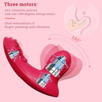 Remote Control Vibrator With 10 Finger-Like Motion And 10 Vibration, Wearable Panty Vibrator With Remote, Unique Swaying Function?Couples Women Pleasure Secret Sex Toys