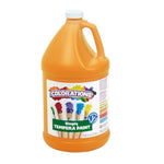 Vibrant Orange Paraben-Free Tempera Paint for Kids, 1 Gallon
