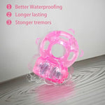 6 Pieces Vibrating Penis Rings, Cockscomb Rings, Clitoral Mini G-Spot Vibrator, Penile Erection Enhancement Products, Adult Pornographic Sex Toys, Male Delayed Ejaculation,Rooster Ring Sex Machine