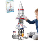 Magnetic Tiles Space Rocket Set,46 Pcs Magnetic Building Blocks For Kids 3+, Stem Learning Toys, Safe & Durable Creative Construction Play, Gift For Boys & Girls