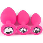 Silicone 3Pcs Butt Training Tool Anales Relaxing Plugs Adult Toy For Women And Couples Game Sunglasses Sd-02