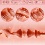 3 In 1 Sex Doll With Realistic Dildo Vagina Anus, Sex Toy With Flexible Dildo For Women,Transsexual Love Doll With Penis&Pussy For Woman Men Gay Unisex Masturbation Couple Adult Sex Toy 7.7Lb