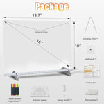 16 Inch LED Light-Up Drawing Board for Kids with 6 Modes, 8 Colors & 13 Effects
