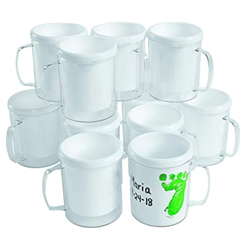 Design Your Own Mugs, Set of 12, Perfect for Kids' Craft Projects