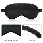 Silk Sleep Masks 6 Pack, Eye Masks for Sleep, Soft Satin Eye Cover, Black