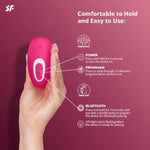 Top Secret Connect App Vibrator Sex Toy | Adult Toys For Women | Wearable Vibrator + App | Vibrating Sexual Pleasure Device | Stimulation Vibrators | Female Wellness Tools | Woman Sextoy