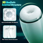 Upgraded Automatic Moaning Sucking Male Masturbator -App Control, 9 Vibration Hands Free Electric Pocket Pussy 9 Suction & 9 Squeeze, 3D Male Stroker Toy Blowjob Machine, Adult Sex Toys For Men