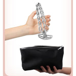 Hollow Anal Butt Plug Metal Anus Vagina Dilator Anal Trainer Expander Toys G-Spotting Stimulation Prostate Massage Anal Dildo Adult Sex Toys For Women Men