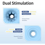 Fun Trainer Penis Pump For Men Adult Sex Toys For Men Erection Open Ended With 3D Realistic Textured Tunnels Manual Male Masturbators Pocket Pussy Stroker Trainer