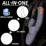 Horse Fantasy Dildo Heated Vibrator Sex Adult Toys,G Spot Charging Vibrator With 10 Powerful Modes,Waterproof Clitoral Versatile Massager Couples Game Foreplay Teasing Toy & Solo Masturbator