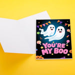 Halloween Card, Boo Basket Stuffers For Women Men, Anniversary Card For Boyfriend Girlfriend, Sweetest Day Party Favors Cards Bulk, Boo Basket Stuffers For Teens Girls Boys Adults, Fall Gifts For Women
