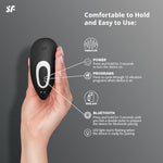 Top Secret+ Connect App Vibrator Sex Toy | Adult Toys For Women | Wearable Vibrator | Vibrating Sexual Pleasure Device | Stimulation Vibrators | Woman Sextoy (Black)