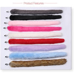 30.3 Inch Fox Animal Costume Tail Faux Fur Wolf Butt Tail Long Anal Butt Plug Fox Rabbit Butt Plug Furry Plush Tail Plug Valentines Day Cosplay