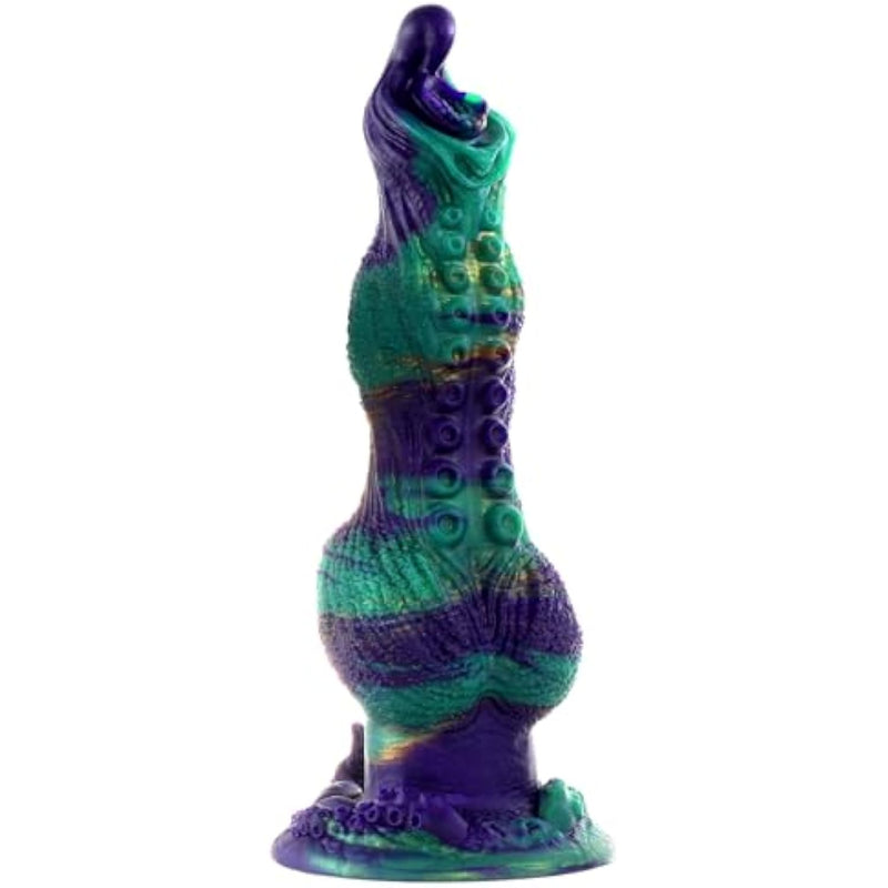 9.8" Huge Monster Dildo Fantasy Tentacle Sex Toy,Silicone Realistic Dog Knot Penis Dragon Horse Cock Suction Cup Gspot Stimulator,Big Thick Anal Plug Prostate Massager Female Masturbator For Women Men