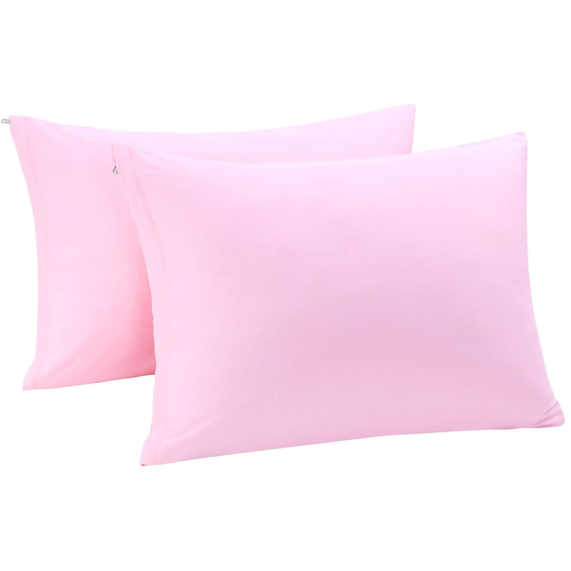 Pillowcases Weave From 100% Egyptian Cotton, Breathable Soft Pillow Cases With