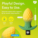 Pineapple Vibrating Butt Plug Sex Toys for Men & Women