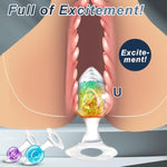 3Pcs Anal Plug Set, Luxury Jeweled Butt Plug With Crystal Ball, Liquid Silicone, G-Spot & Prostate Stimulation, O-Base For Safety, Perfect For Men, Women, And Couples