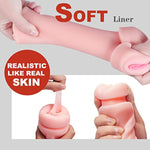 Automatic Male Masturbator Sex Toys For Men - Sucking Male Masturbators Male Sex Toys Penis Pump With 3D Realistic Textured Pocket Vagina Pussy Best Blowjob Machine Masturbator