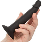 Silicone Slim Anal Stud, 5.25 Inch Butt Plug With Suction Cup - Se-0416-05-2 Black