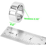 Thick Stainless Cock Penis Ring, Small Inner Diameter (1.18 Inch)