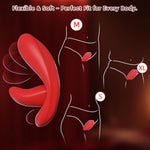 Tongue Oral Remote Control Wearable Vibrator, Couples Women Adult Sex Toys Games, App Mini Panty Vibrator Clitoral Vaginal Stimulator, 10 Vibrations Couple Female Kinky Sex Toy Game Play