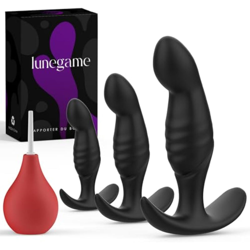 4Pcs Anal Plug Adult Sex Toys, Silicone Butt Plug Set For Beginners, Advanced Users, Anal Dildo Training Kit Sex Toys For Man, Women And Couple With Flared Base Prostate Toys