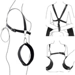 Bdsm Sex Bondage Restraints Set, 3 In 1 Thigh Restraints Chest Sex Harness Belt Rear Sexy Handcuffs, Adjustable Bondage Gear & Accessories, Open Legs Bed Restraints Juguetes Sexuales For Adult Couples