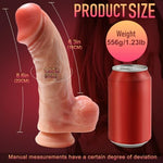 Realistic Dildo, 8.6 Inch Thick Dildo Made of Premium Silicone Dildos