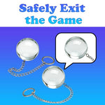 Anal Egg Weighted Butt Plug Glass Anal Beads 2 PCS