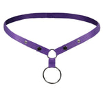 Chastity Belt Male Auxiliary Belts Chasity Device Accessory Strap Cage Testicle Ring Bondage Restraints Sex Furniture Toys For Men (Purple)