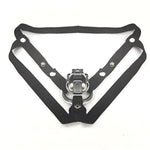 Chastity Belt Male Three-Way Auxiliary Belts Device Accessory Strap Cage Testicle Ring Bondage Restraints Sex Furniture Toys For Men (Three-Way Belt)