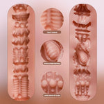 Realistic Portable Mini Sex Doll Female Torso Adult Sex Toys For Men With Boobs Vagina And Anal 3D Textured Channel Pocket Pussy Built-In Skeleton For Penile Training Male Female Couple Play